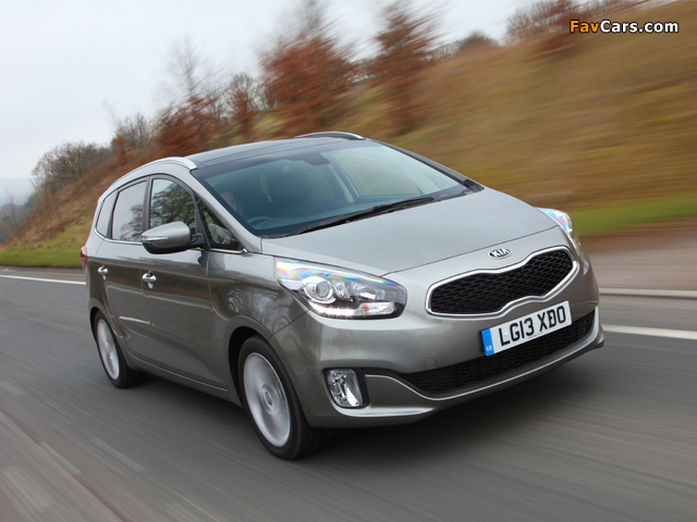 Kia Carens EcoDynamics UK-spec 2013 photos (640 x 480)