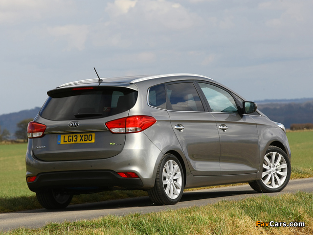 Kia Carens EcoDynamics UK-spec 2013 wallpapers (640 x 480)