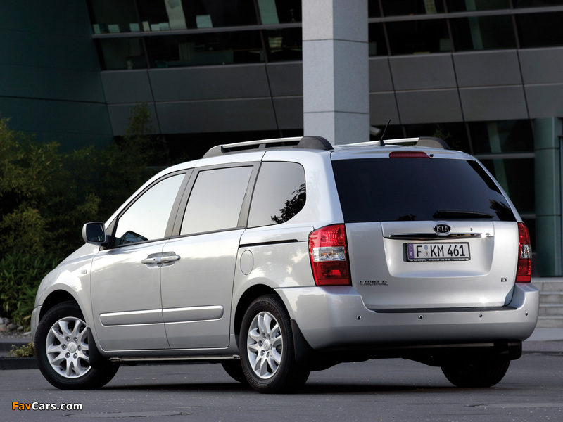 Kia Carnival (VQ) 2006–10 photos (800 x 600)