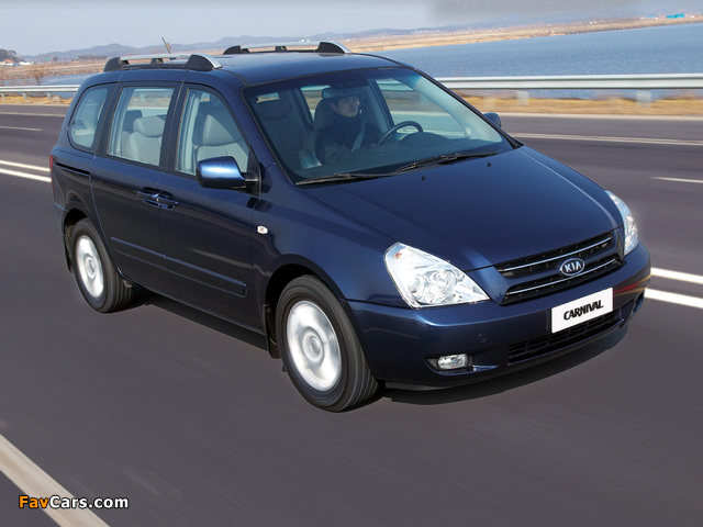 Kia Carnival (VQ) 2006–10 pictures (640 x 480)