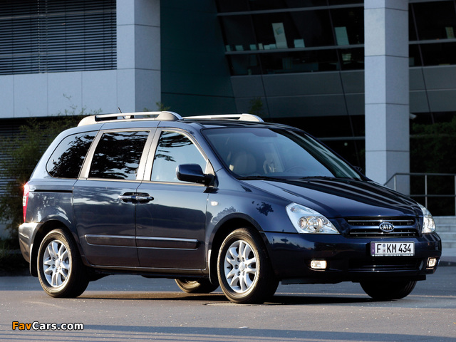 Kia Carnival (VQ) 2006–10 pictures (640 x 480)