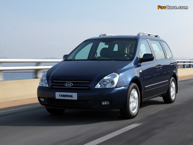 Kia Carnival (VQ) 2006–10 wallpapers (640 x 480)