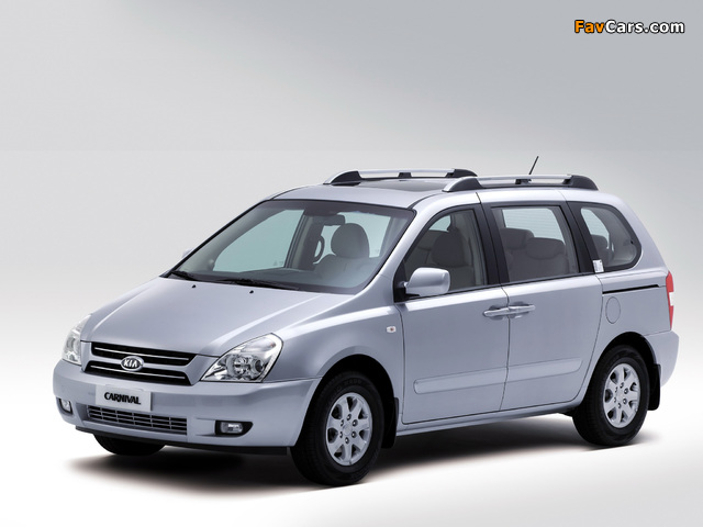 Kia Carnival (VQ) 2006–10 wallpapers (640 x 480)