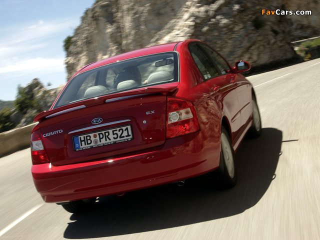 Kia Cerato Sedan (LD) 2004–07 wallpapers (640 x 480)