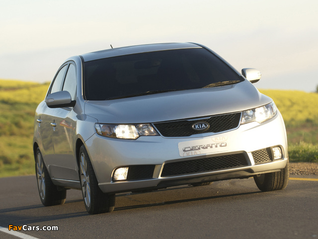 Kia Cerato Sedan ZA-spec (TD) 2009–13 images (640 x 480)