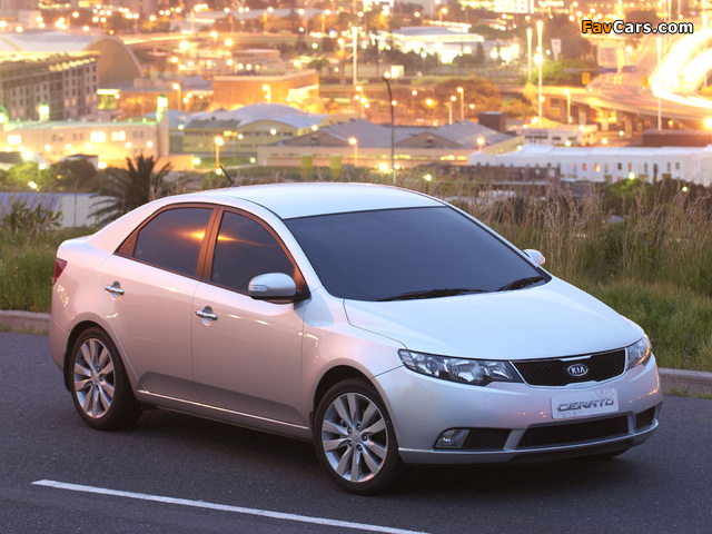 Kia Cerato Sedan ZA-spec (TD) 2009–13 images (640 x 480)