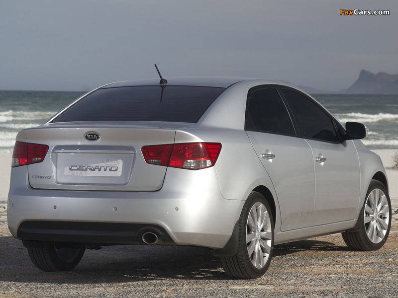 Kia Cerato Sedan ZA-spec (TD) 2009–13 photos (800 x 600)