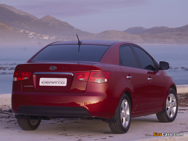 Kia Cerato Sedan ZA-spec (TD) 2009–13 photos (640 x 480)