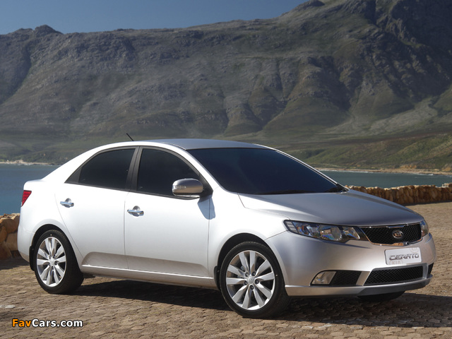 Kia Cerato Sedan ZA-spec (TD) 2009–13 photos (640 x 480)