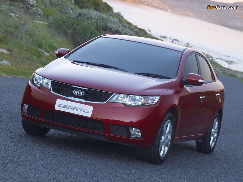 Kia Cerato Sedan ZA-spec (TD) 2009–13 photos (800 x 600)