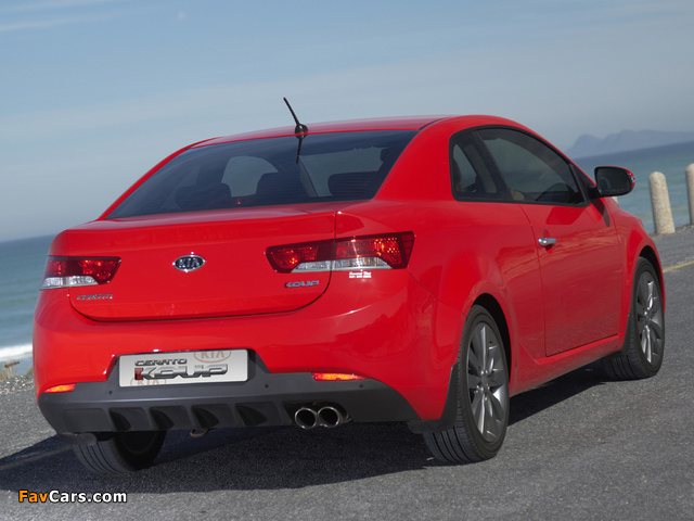 Kia Cerato Koup ZA-spec (TD) 2009–13 photos (640 x 480)