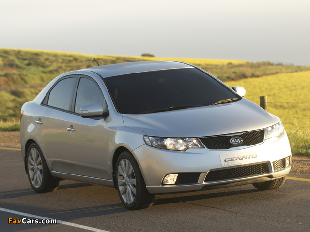 Kia Cerato Sedan ZA-spec (TD) 2009–13 pictures (640 x 480)