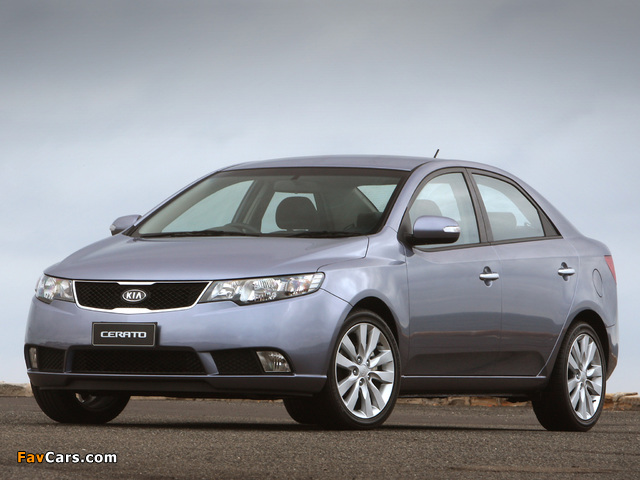 Kia Cerato Sedan AU-spec (TD) 2009–13 pictures (640 x 480)