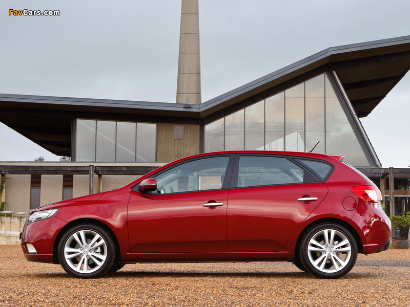 Kia Cerato Hatchback AU-spec (TD) 2010–12 photos (800 x 600)