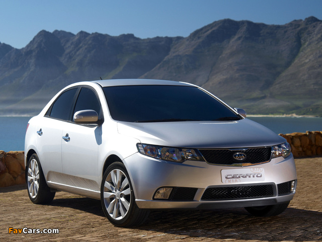 Photos of Kia Cerato Sedan ZA-spec (TD) 2009–13 (640 x 480)