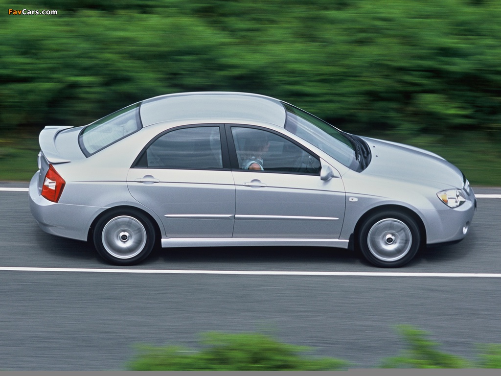 Pictures of Kia Cerato Sedan UK-spec (LD) 2004–07 (1024 x 768)