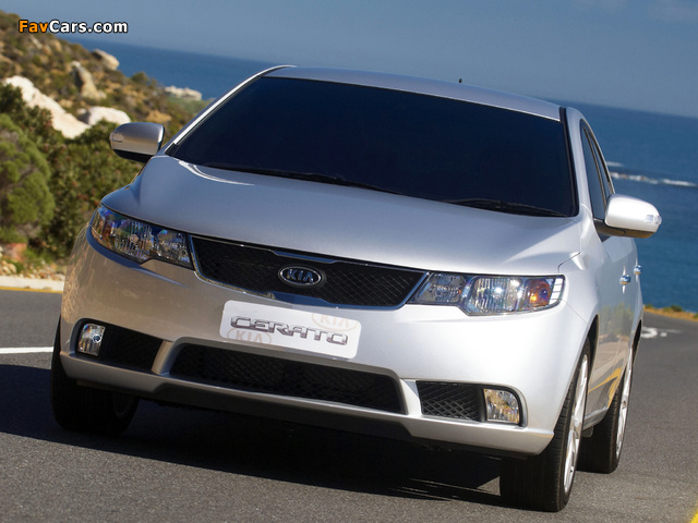 Kia Cerato Sedan ZA-spec (TD) 2009–13 wallpapers (640 x 480)