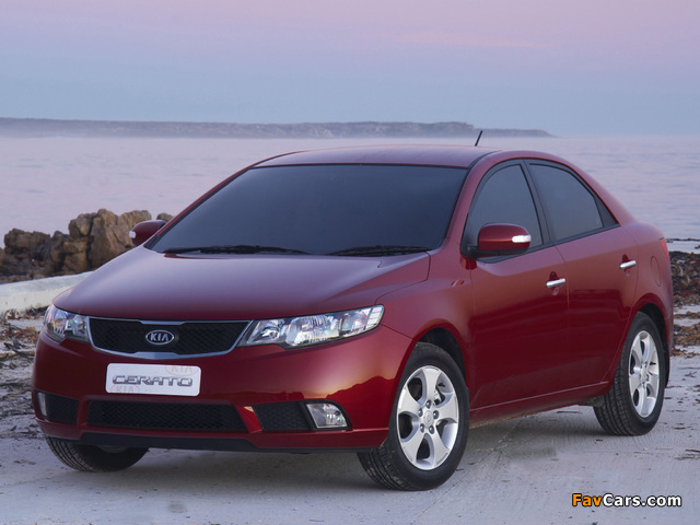 Kia Cerato Sedan ZA-spec (TD) 2009–13 wallpapers (640 x 480)