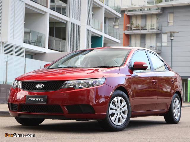 Kia Cerato Sedan AU-spec (TD) 2009–13 wallpapers (640 x 480)