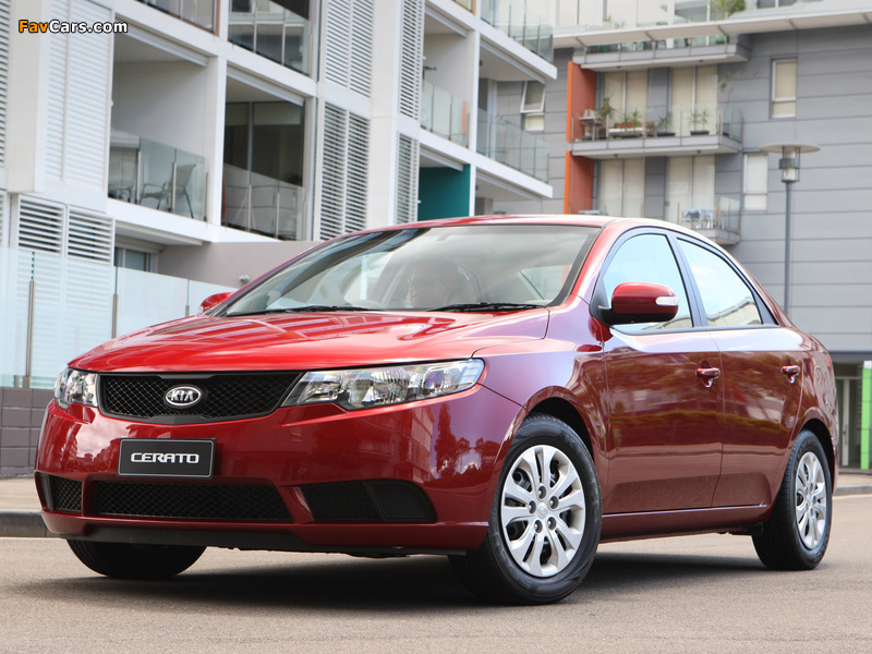 Kia Cerato Sedan AU-spec (TD) 2009–13 wallpapers (800 x 600)