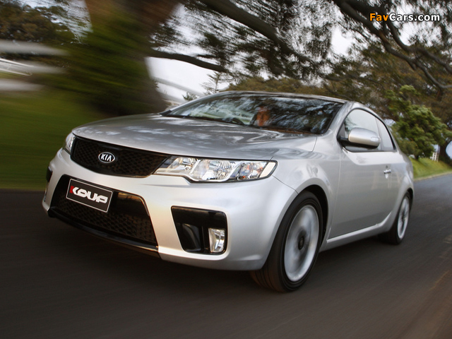 Kia Cerato Koup AU-spec (TD) 2009–13 wallpapers (640 x 480)