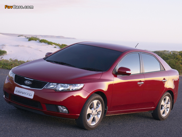 Kia Cerato Sedan ZA-spec (TD) 2009–13 wallpapers (640 x 480)