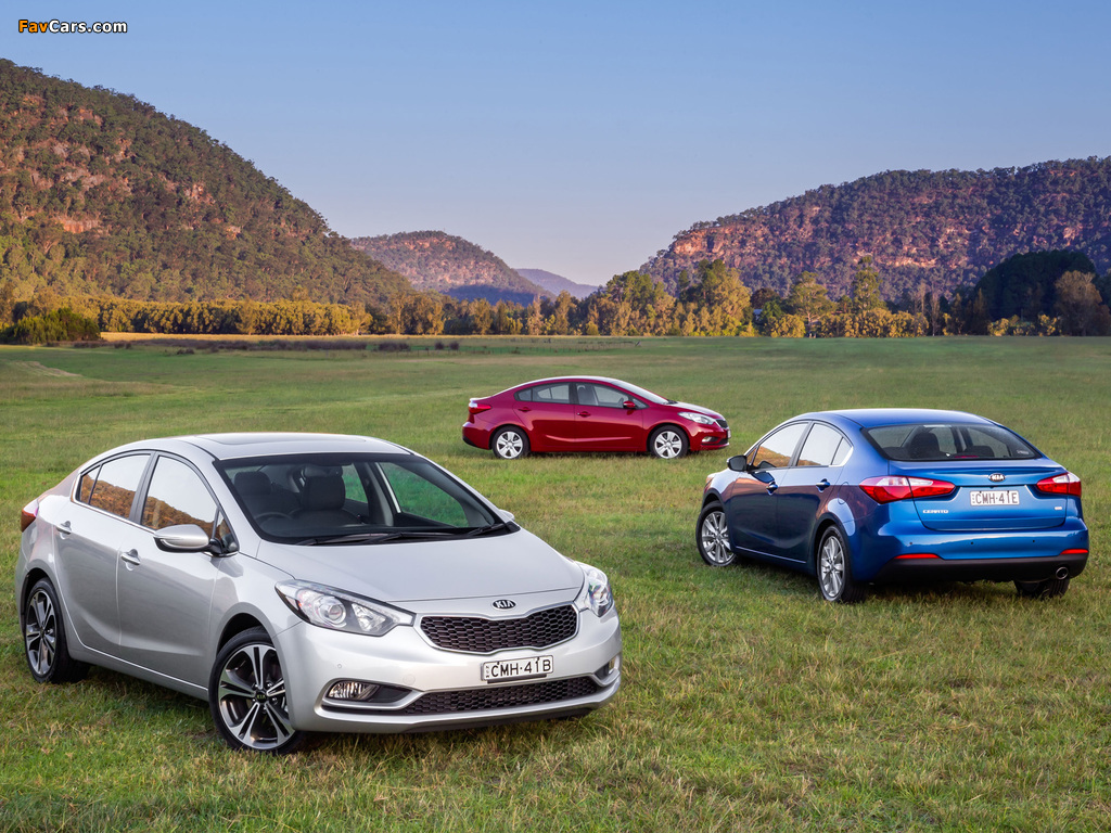 Kia Cerato Sedan AU-spec 2013 wallpapers (1024 x 768)