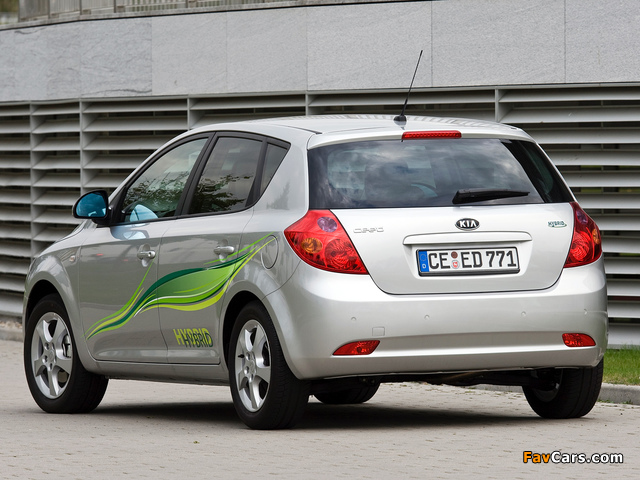 Kia ceed Hybrid Concept (ED) 2008 pictures (640 x 480)