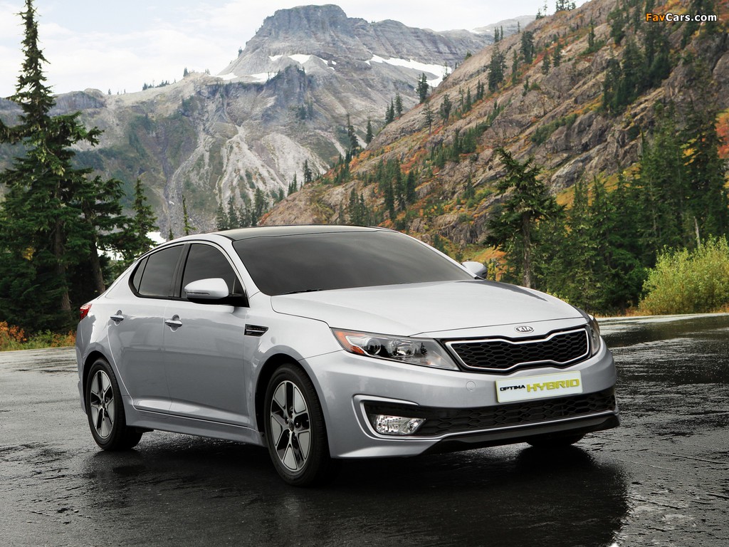 Kia Optima Hybrid (TF) 2011–14 images (1024 x 768)