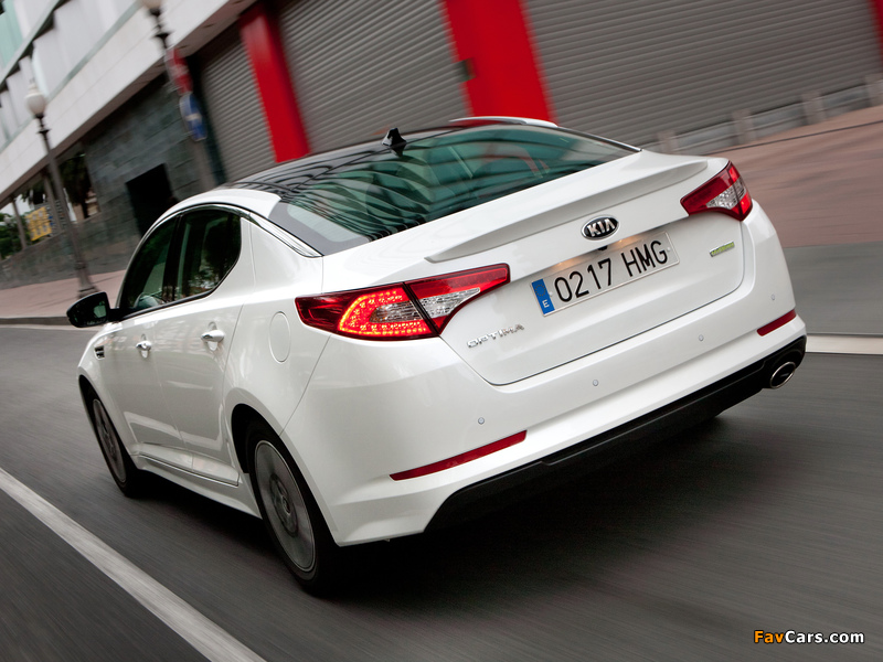 Kia Optima Hybrid EU-spec (TF) 2012–14 photos (800 x 600)