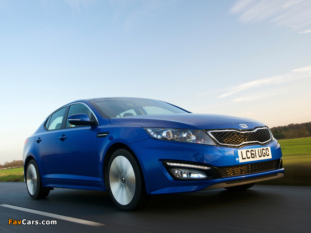 Kia Optima EcoDynamics UK-spec (TF) 2012 photos (640 x 480)