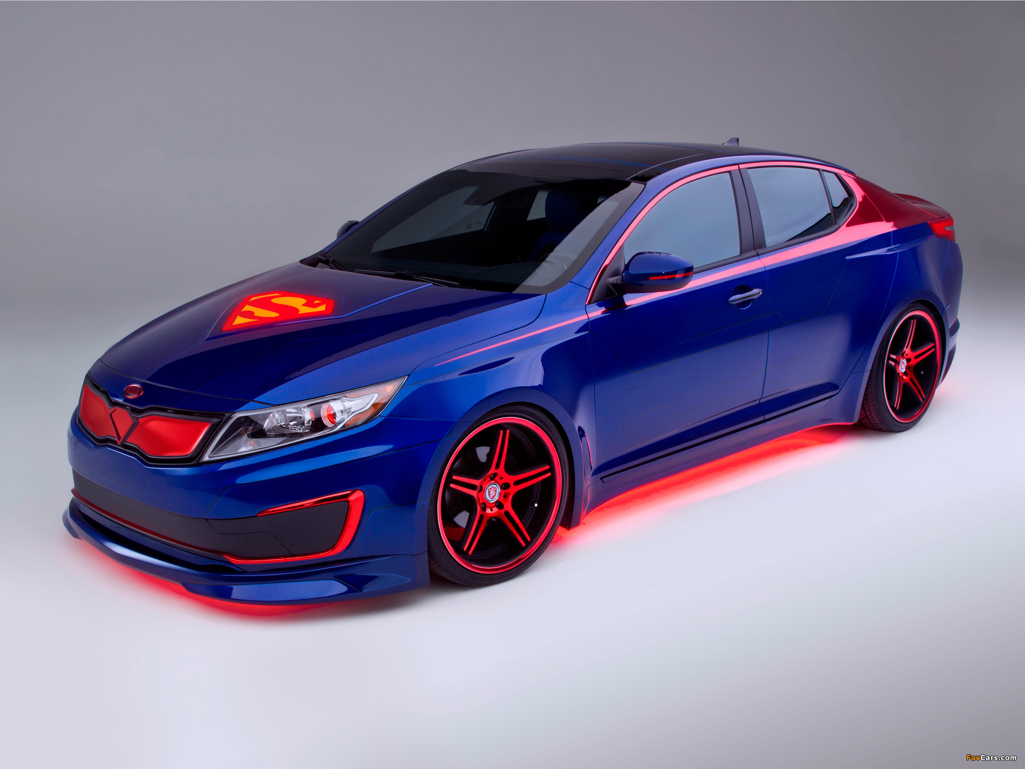 Kia Optima Hybrid Inspired by Superman (TF) 2013 pictures (2048 x 1536)