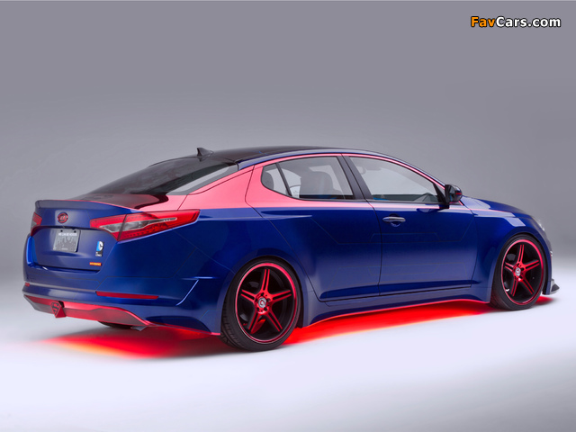 Kia Optima Hybrid Inspired by Superman (TF) 2013 pictures (640 x 480)