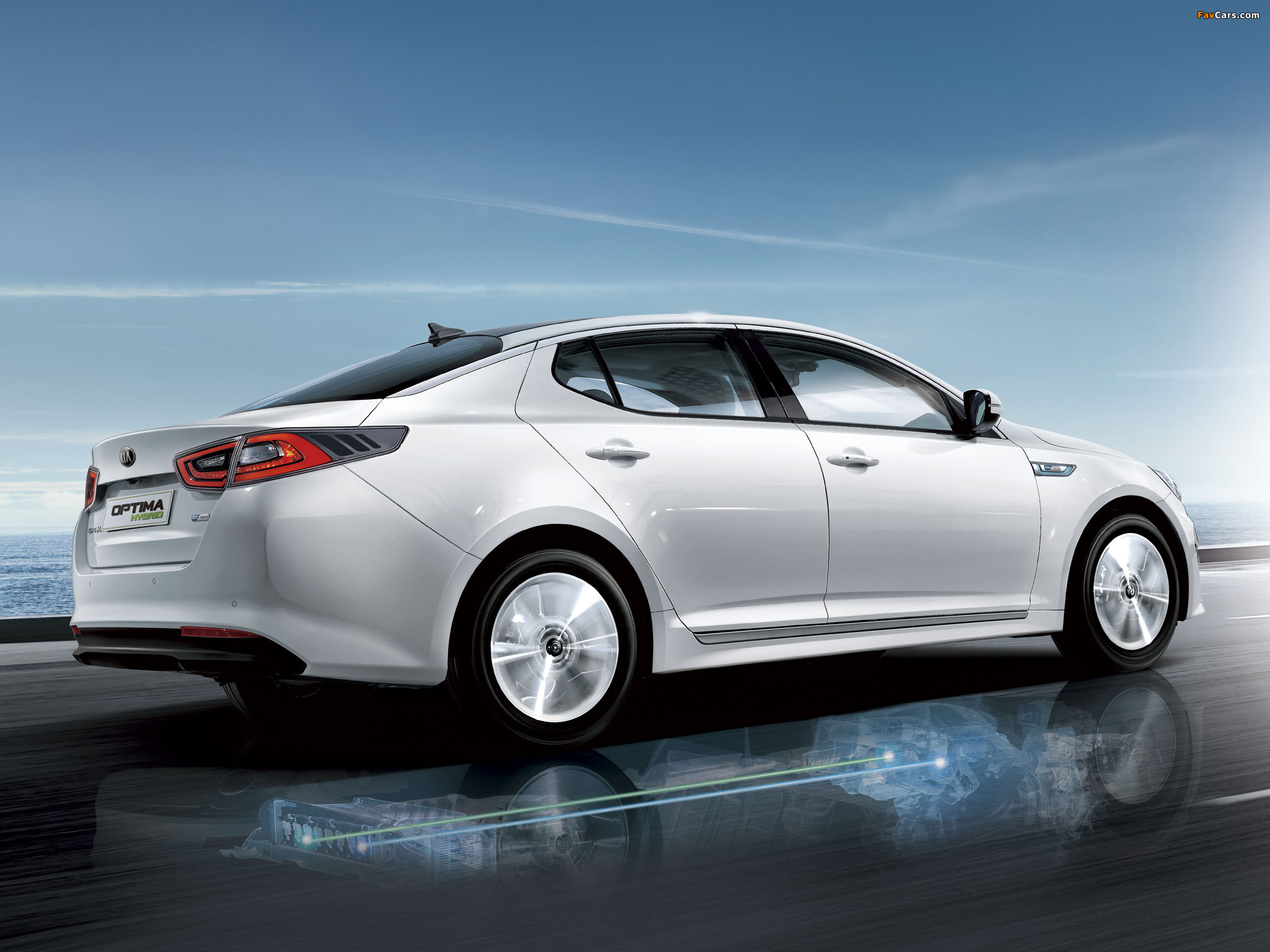 Kia Optima Hybrid EU-spec (TF) 2014 photos (2048 x 1536)