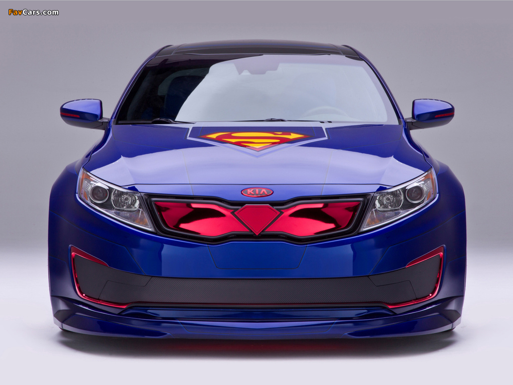 Photos of Kia Optima Hybrid Inspired by Superman (TF) 2013 (1024 x 768)
