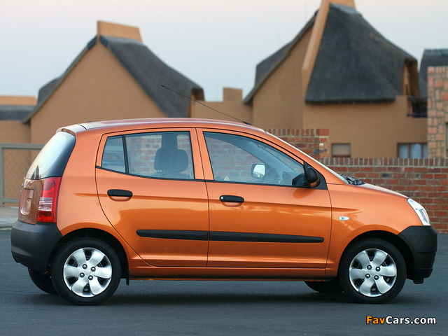 Kia Picanto ZA-spec (SA) 2004–08 wallpapers (640 x 480)