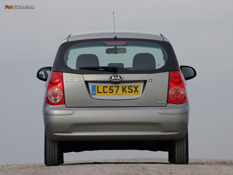 Kia Picanto UK-spec (SA) 2007–09 images (800 x 600)