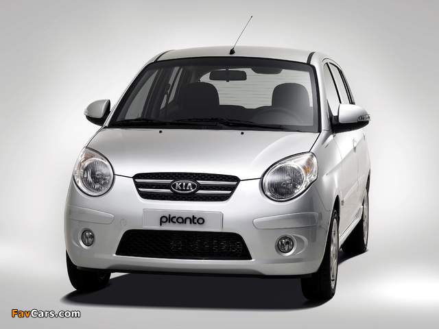 Kia Picanto (SA) 2007–09 pictures (640 x 480)