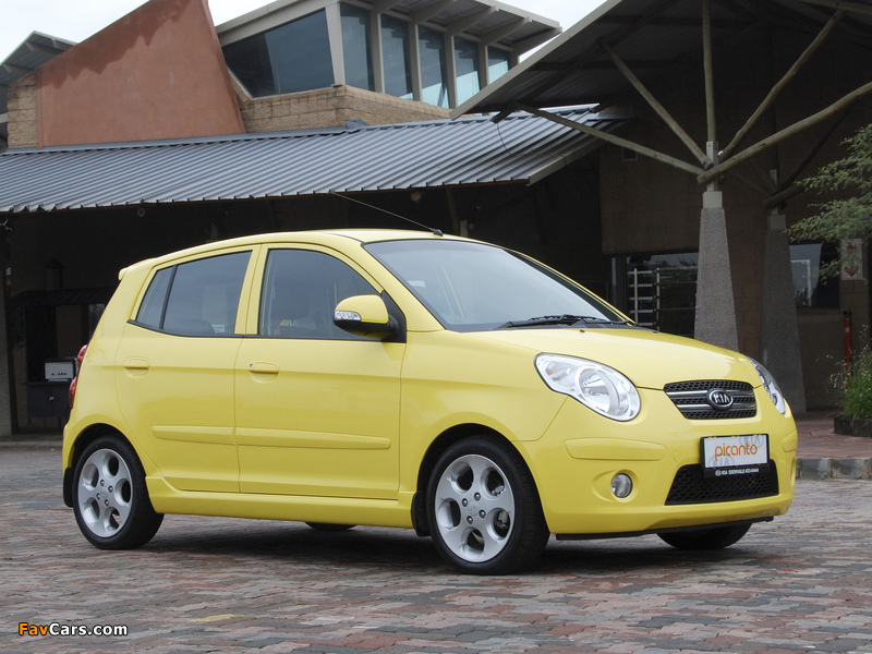 Kia Picanto ZA-spec (SA) 2008–10 images (800 x 600)