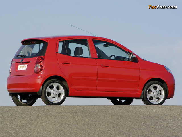 Kia Picanto ZA-spec (SA) 2008–10 pictures (640 x 480)