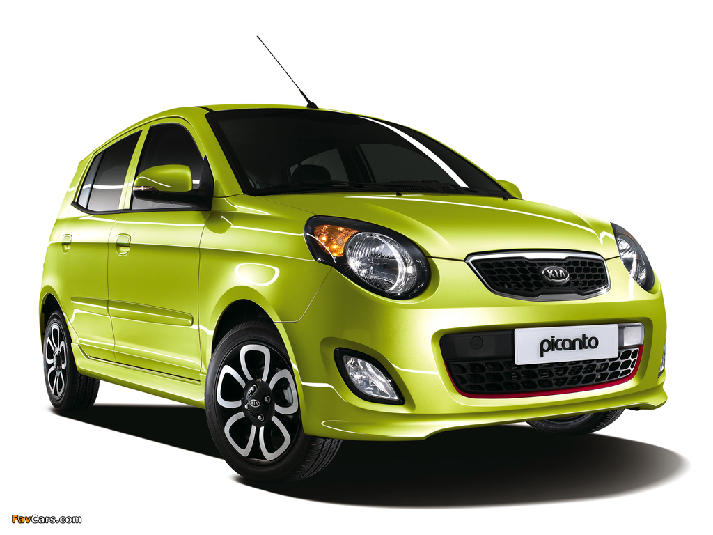 Kia Picanto Sports Pack (SA) 2009–11 wallpapers (1024 x 768)