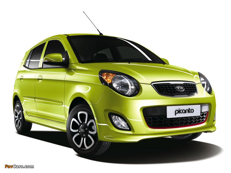 Kia Picanto Sports Pack (SA) 2009–11 wallpapers (800 x 600)