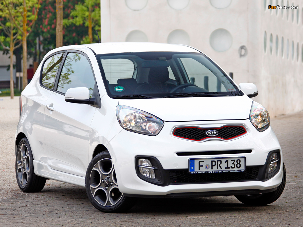 Kia Picanto EcoDynamics 3-door (TA) 2011 images (1024 x 768)