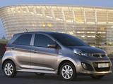 Kia Picanto 5-door ZA-spec (TA) 2011 photos