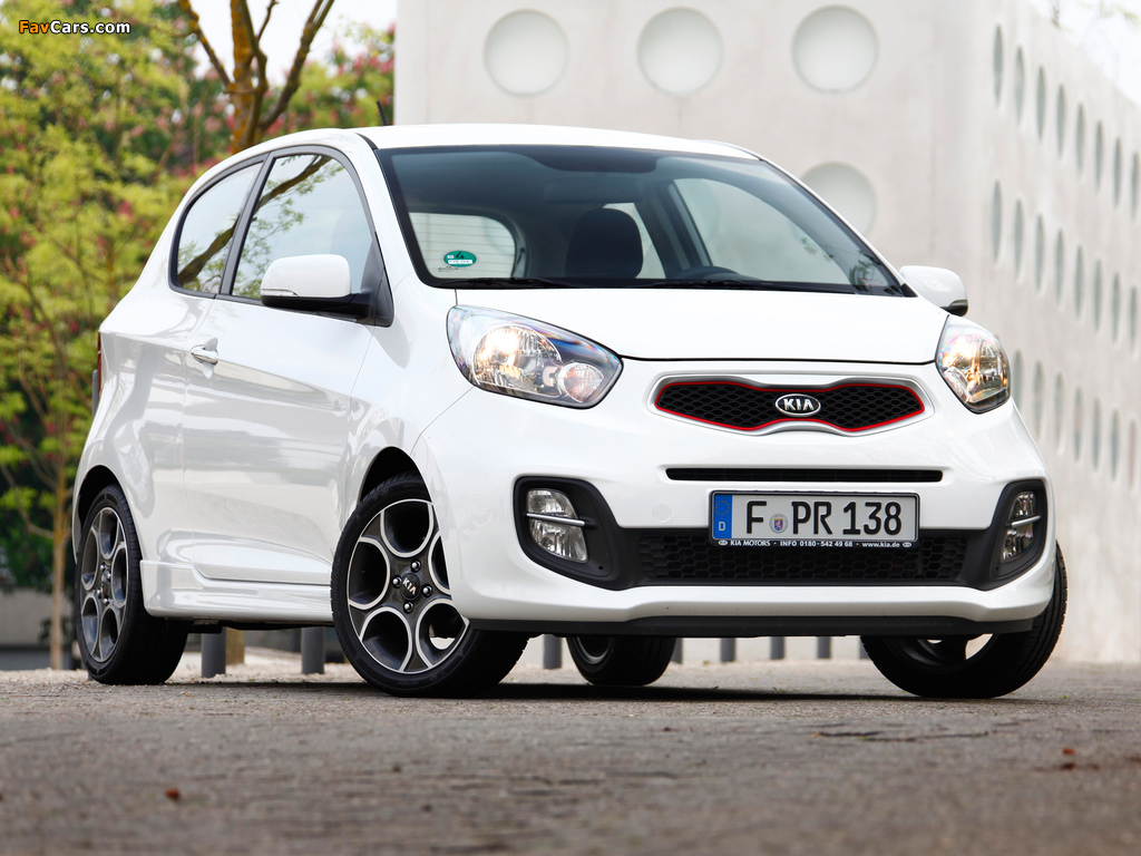 Kia Picanto EcoDynamics 3-door (TA) 2011 pictures (1024 x 768)