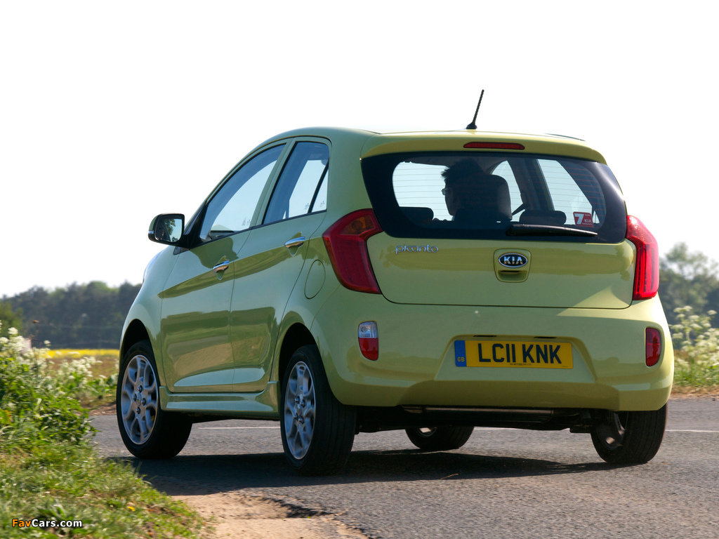 Kia Picanto 5-door UK-spec (TA) 2011 pictures (1024 x 768)