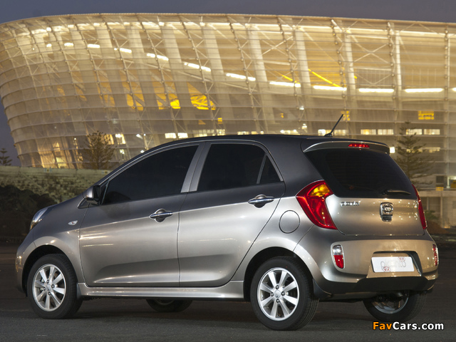 Kia Picanto 5-door ZA-spec (TA) 2011 wallpapers (640 x 480)