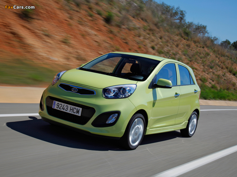 Kia Picanto 5-door (TA) 2011 wallpapers (800 x 600)