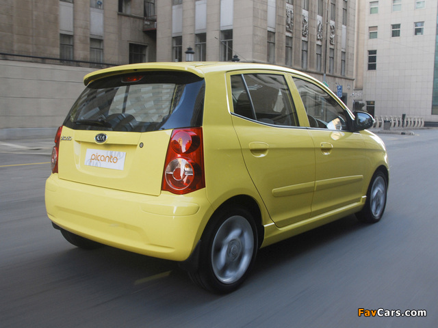 Photos of Kia Picanto ZA-spec (SA) 2008–10 (640 x 480)