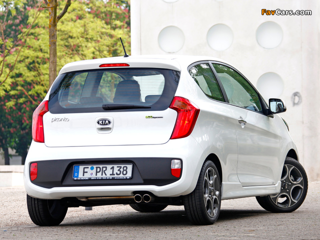 Pictures of Kia Picanto EcoDynamics 3-door (TA) 2011 (640 x 480)